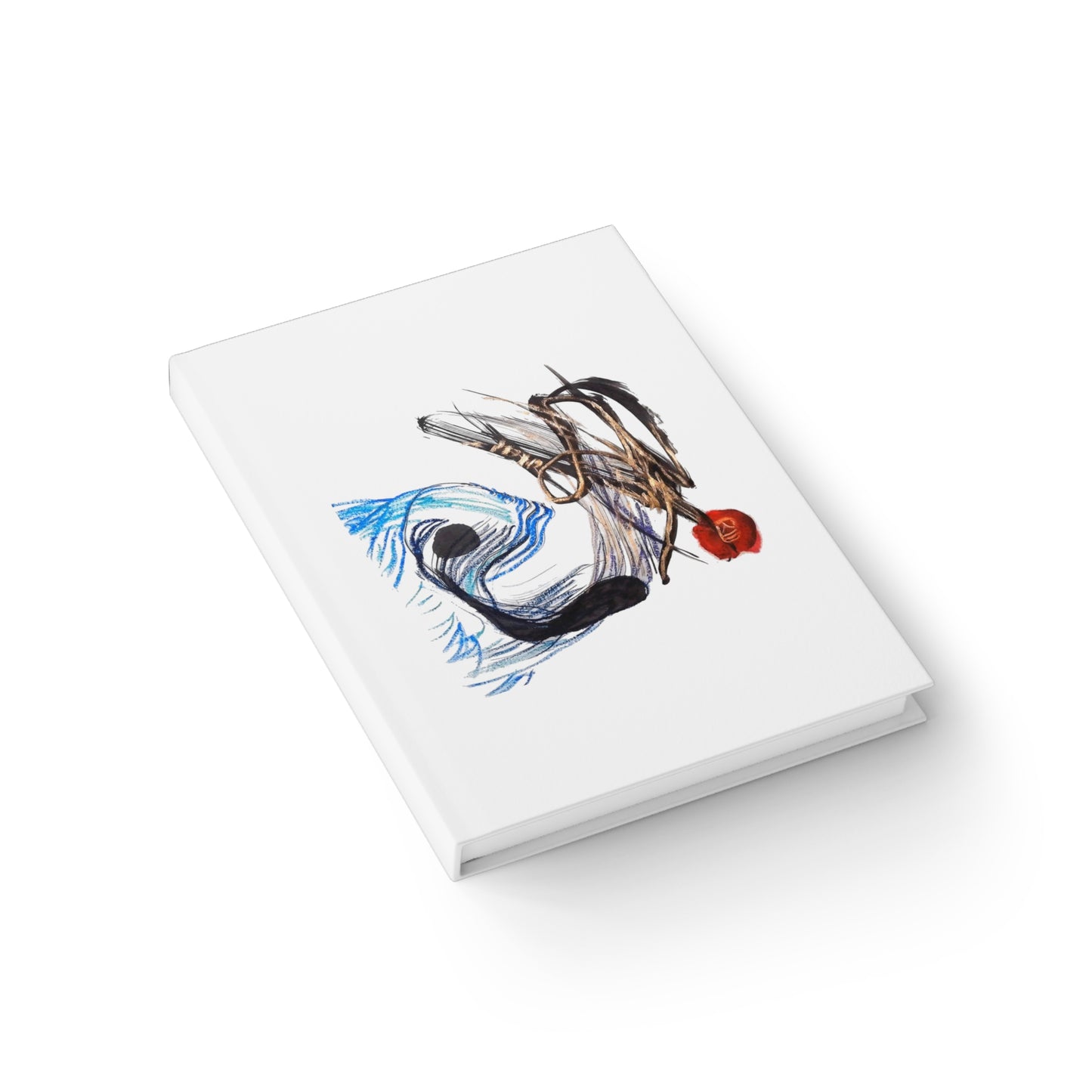 Blank Journal with Abstract Fish