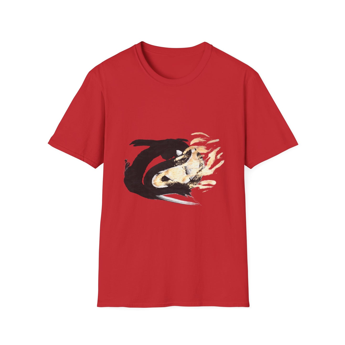 Orca Wave T-Shirt — Minimalist Koi & Killer Whale Graphic Tee
