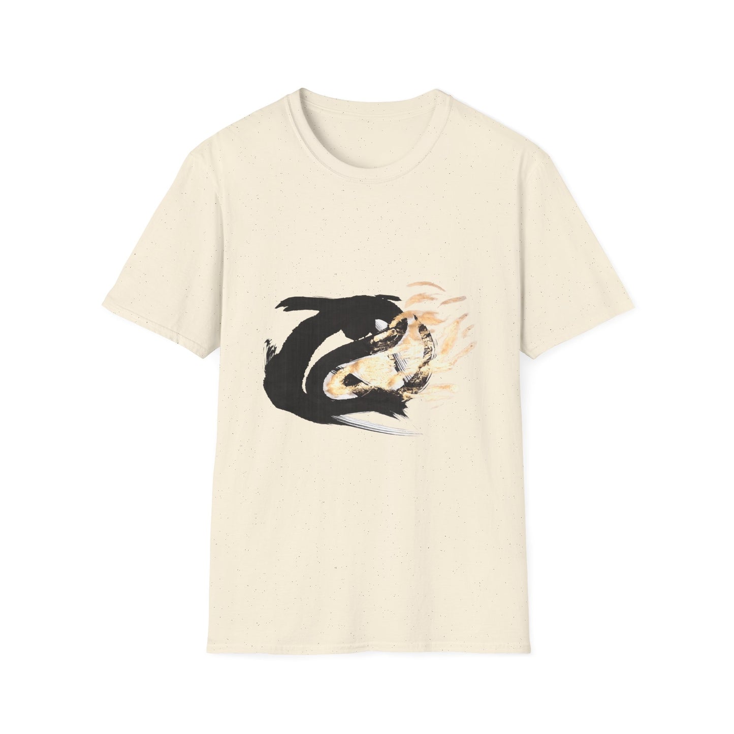 Orca Wave T-Shirt — Minimalist Koi & Killer Whale Graphic Tee