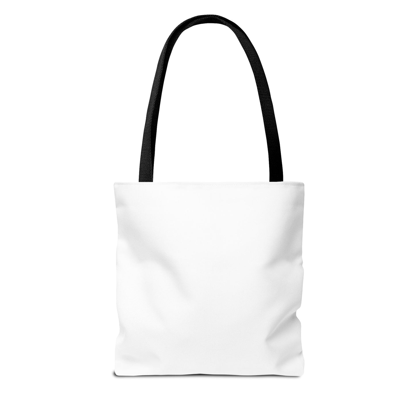 Abstract Art Tote Bag — Modern Brushstroke Design with Red Accent