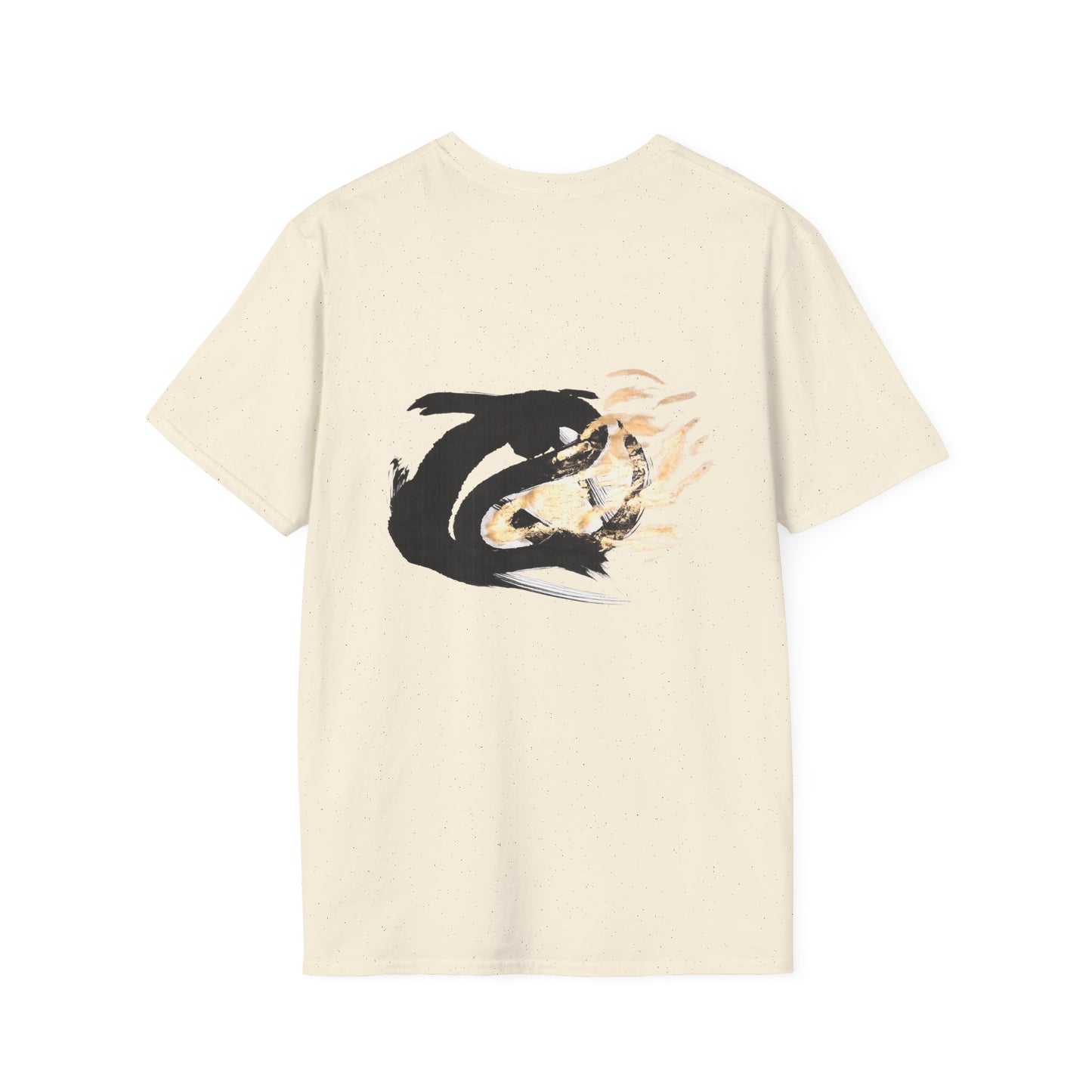 Orca Wave T-Shirt — Minimalist Koi & Killer Whale Graphic Tee