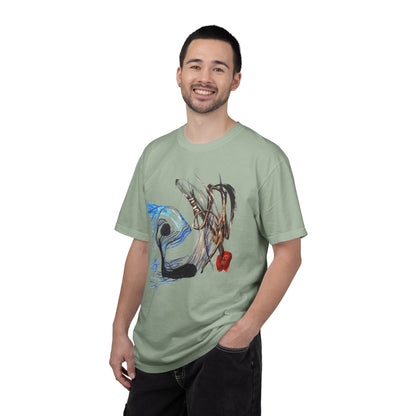 Abstract Fish T-Shirt — Artistic Fish Graphic Tee