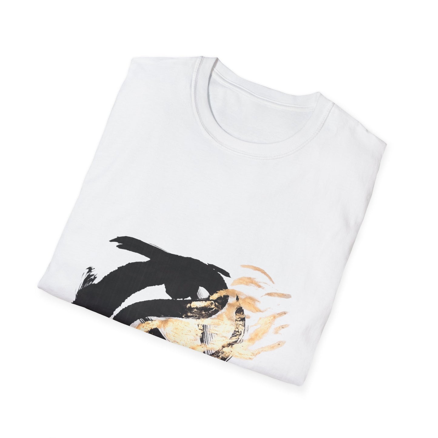 Orca Wave T-Shirt — Minimalist Koi & Killer Whale Graphic Tee