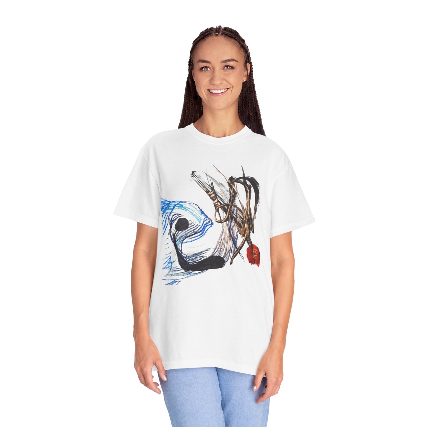 Abstract Fish T-Shirt — Artistic Fish Graphic Tee