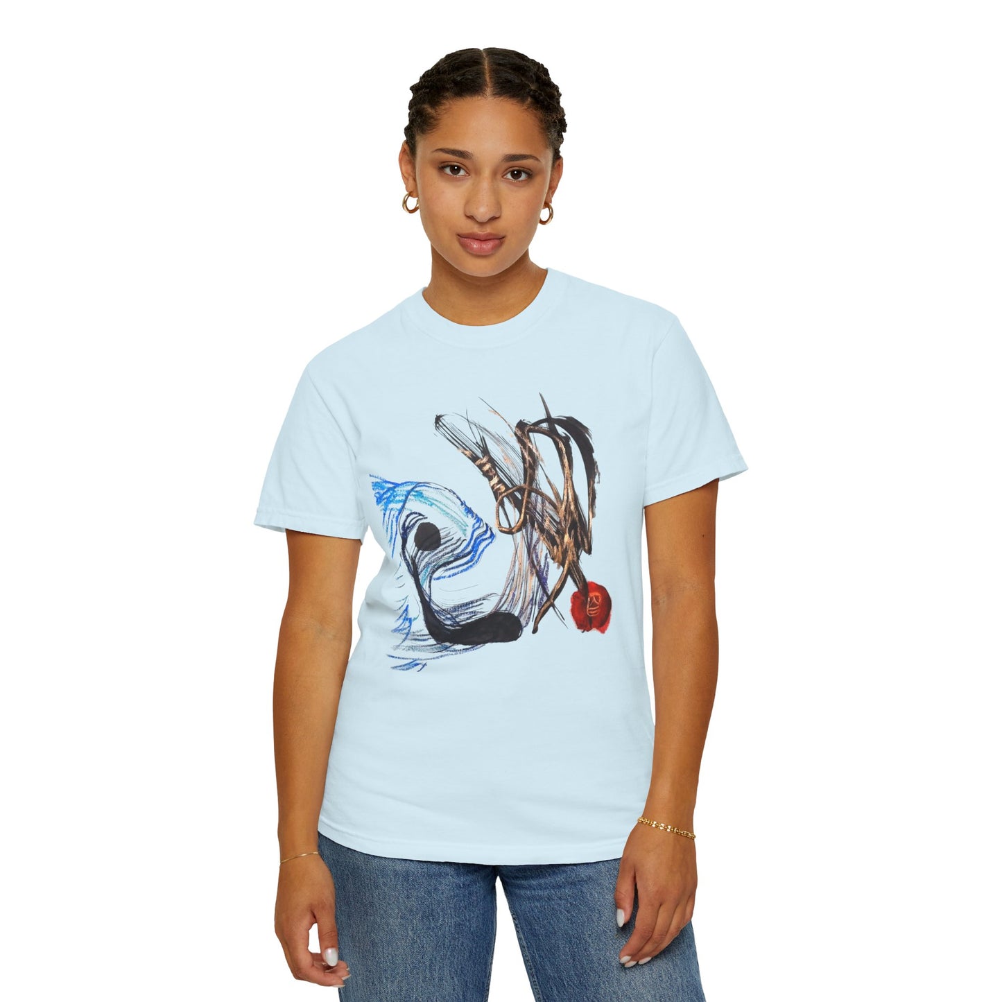 Abstract Fish T-Shirt — Artistic Fish Graphic Tee