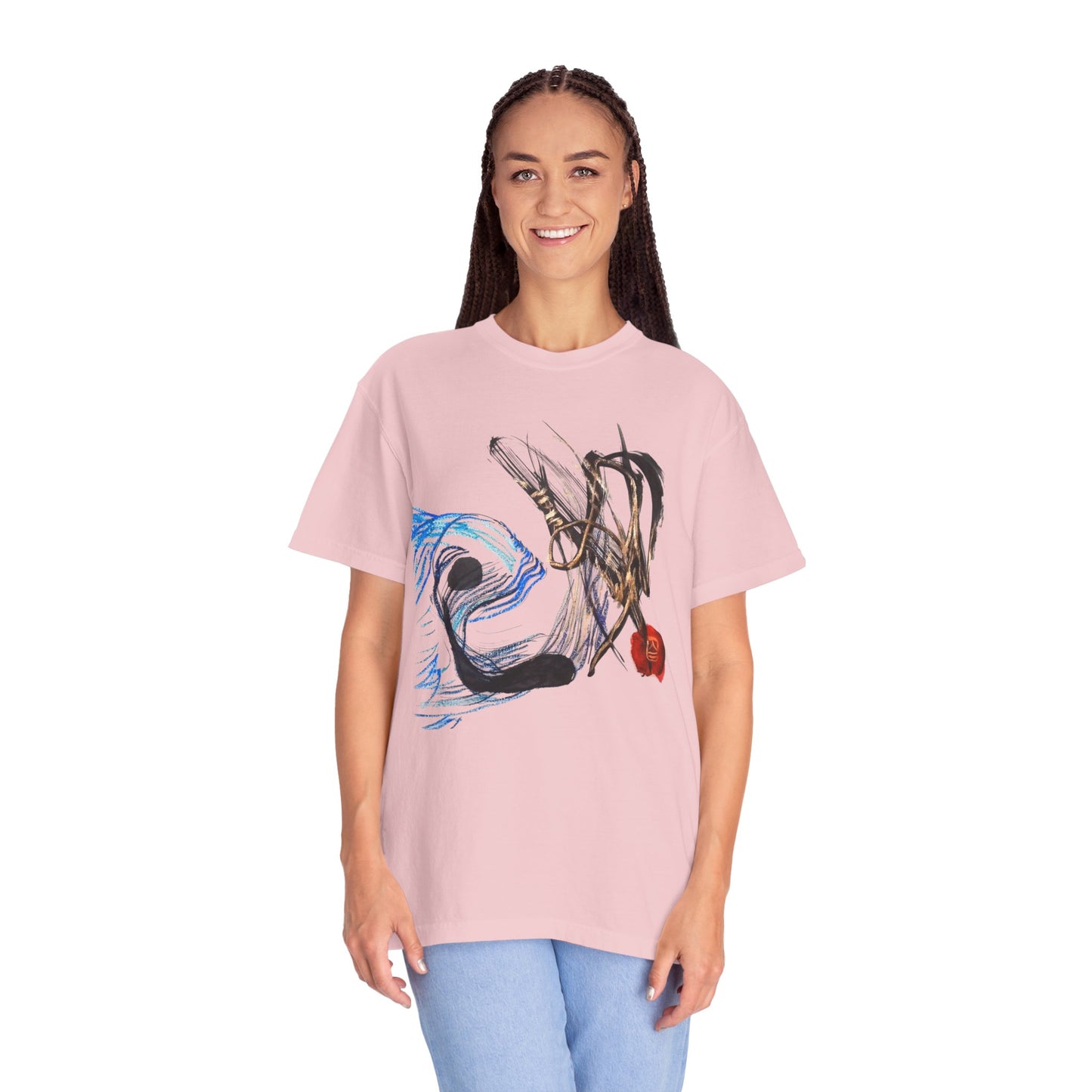 Abstract Fish T-Shirt — Artistic Fish Graphic Tee