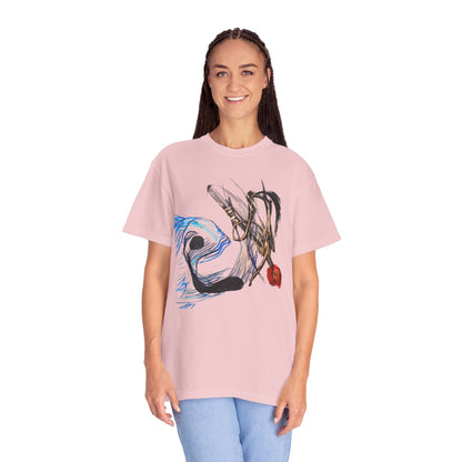 Abstract Fish T-Shirt — Artistic Fish Graphic Tee