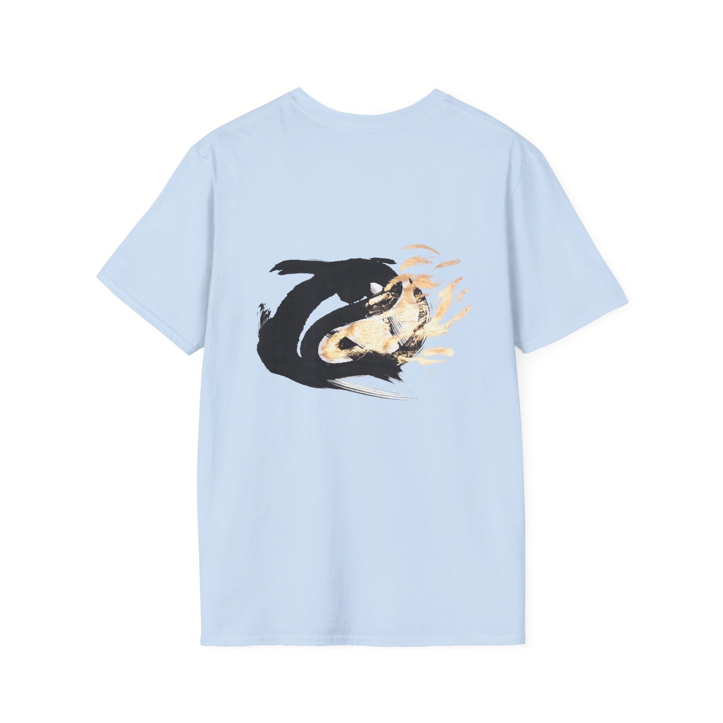Orca Wave T-Shirt — Minimalist Koi & Killer Whale Graphic Tee