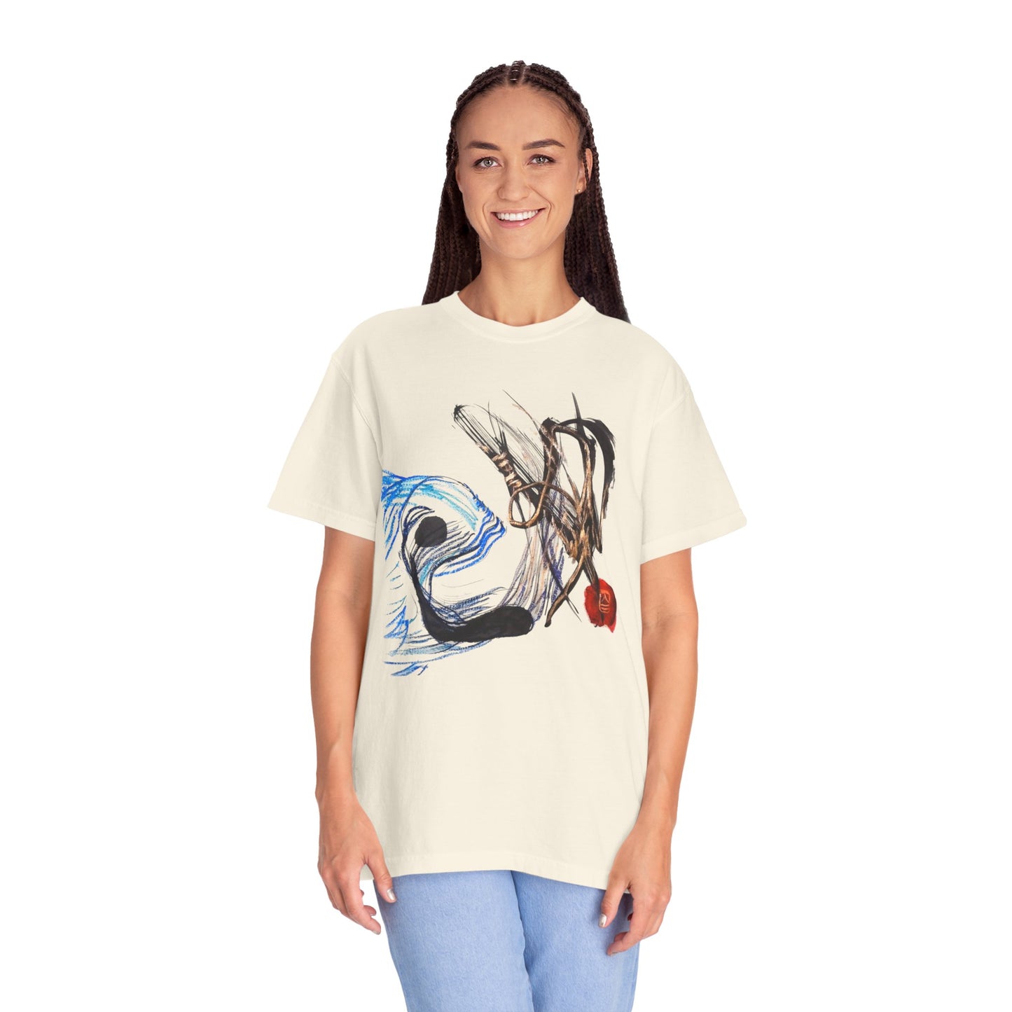 Abstract Fish T-Shirt — Artistic Fish Graphic Tee