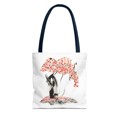 Cherry Blossom Tote Bag — Floral Sakura Art Printed Tote