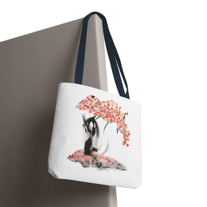 Cherry Blossom Tote Bag — Floral Sakura Art Printed Tote