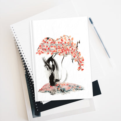 Cherry Blossom Tree Journal — Floral Blank Notebook for Writing & Reflection