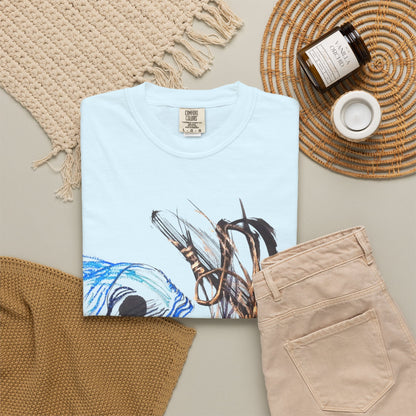 Abstract Fish T-Shirt — Artistic Fish Graphic Tee