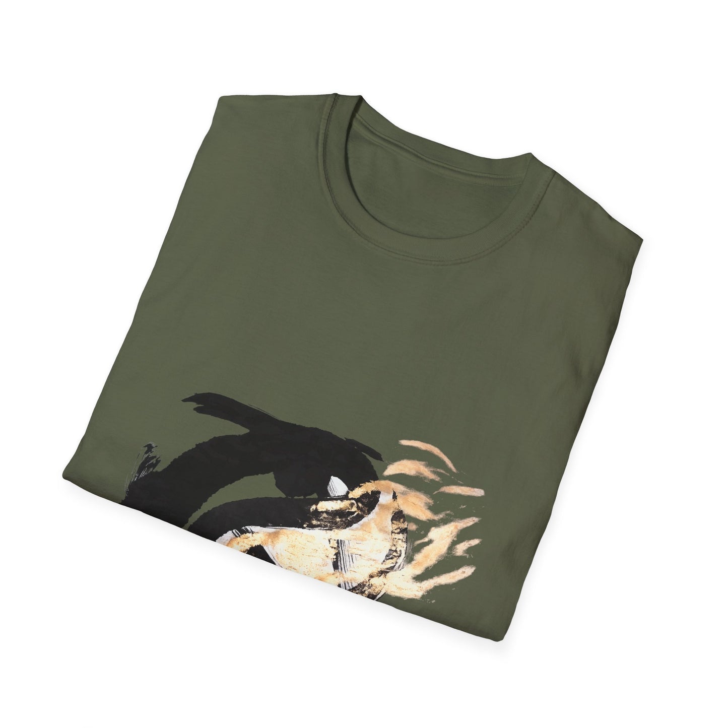 Orca Wave T-Shirt — Minimalist Koi & Killer Whale Graphic Tee