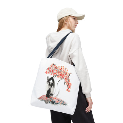 Cherry Blossom Tote Bag — Floral Sakura Art Printed Tote