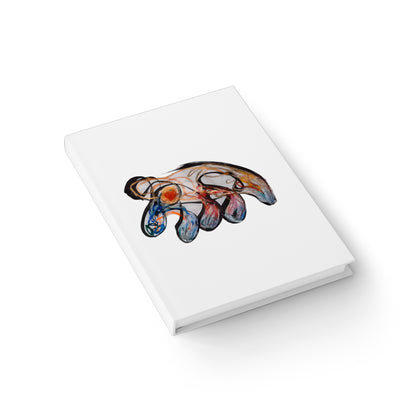 Abstract Bear Art Journal — Hand-Drawn Colorful Wildlife Notebook