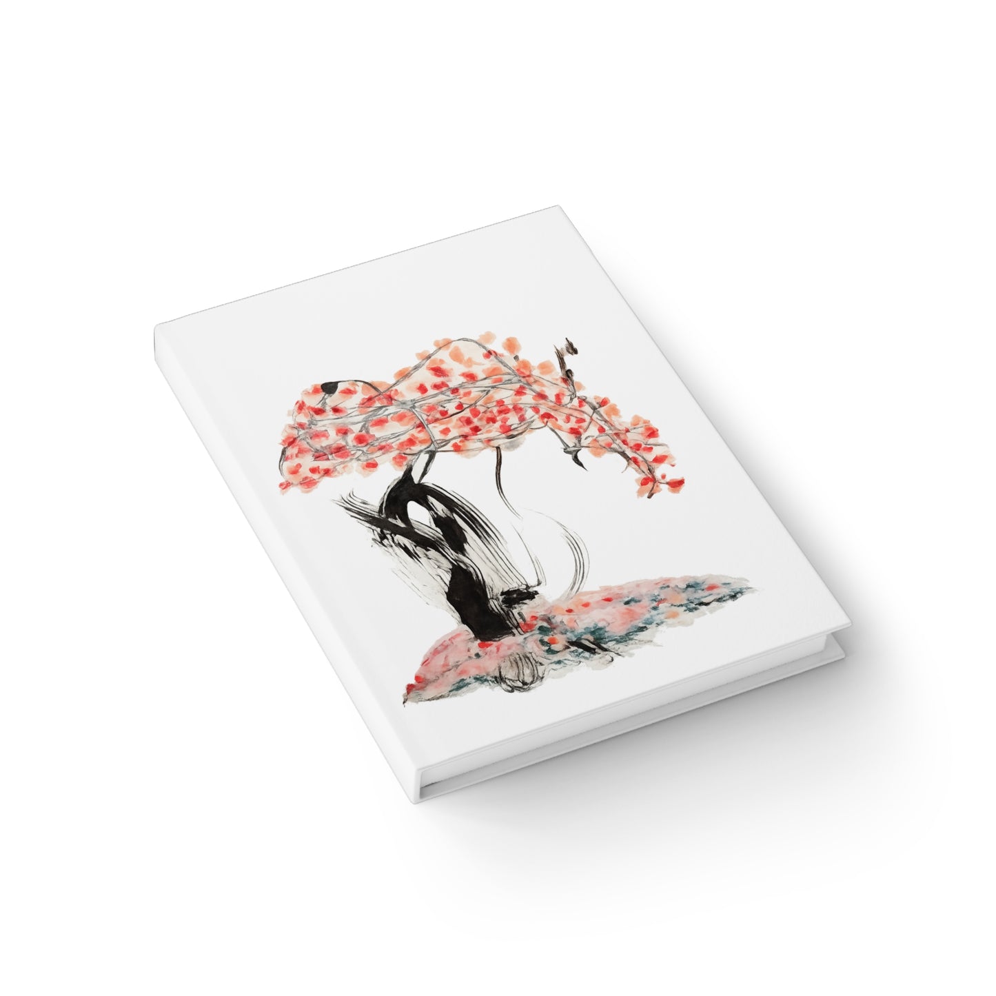Cherry Blossom Tree Journal — Floral Blank Notebook for Writing & Reflection