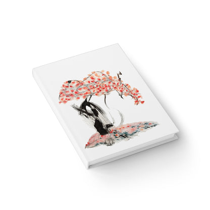 Cherry Blossom Tree Journal — Floral Blank Notebook for Writing & Reflection