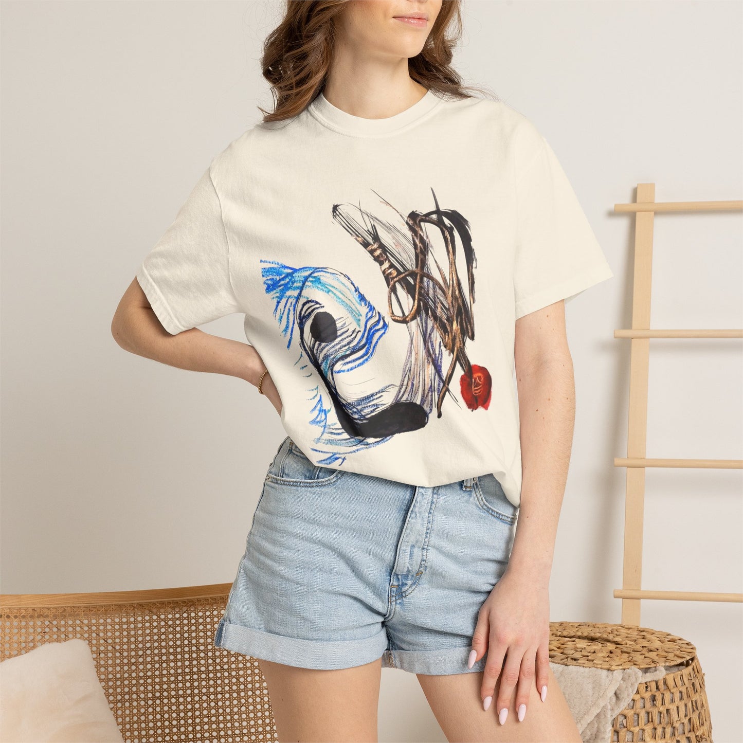 Abstract Fish T-Shirt — Artistic Fish Graphic Tee