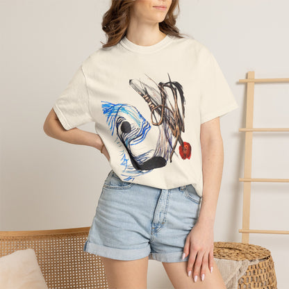 Abstract Fish T-Shirt — Artistic Fish Graphic Tee