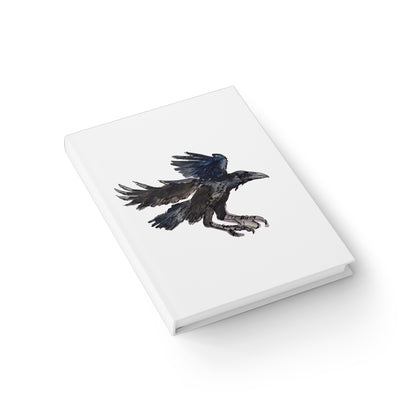 Raven Watercolor Journal – Blank Hardcover Notebook for Sketching & Notes