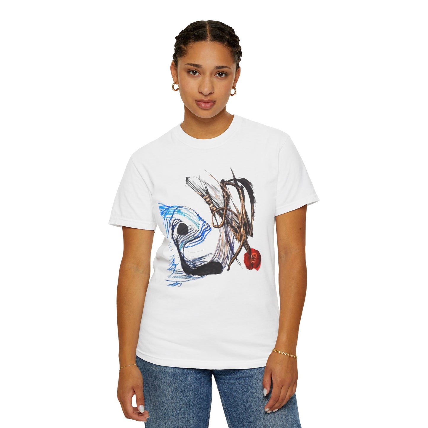 Abstract Fish T-Shirt — Artistic Fish Graphic Tee