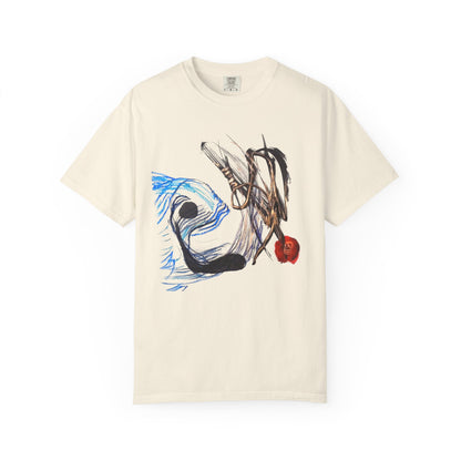 Abstract Fish T-Shirt — Artistic Fish Graphic Tee