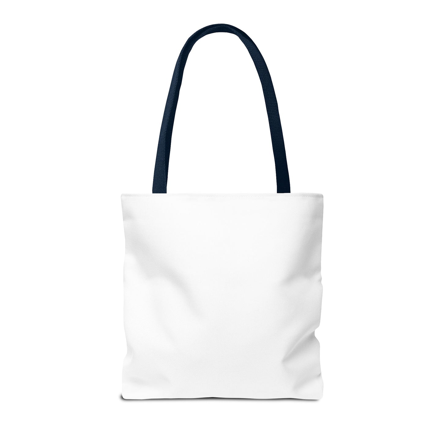 Abstract Art Tote Bag — Modern Brushstroke Design with Red Accent