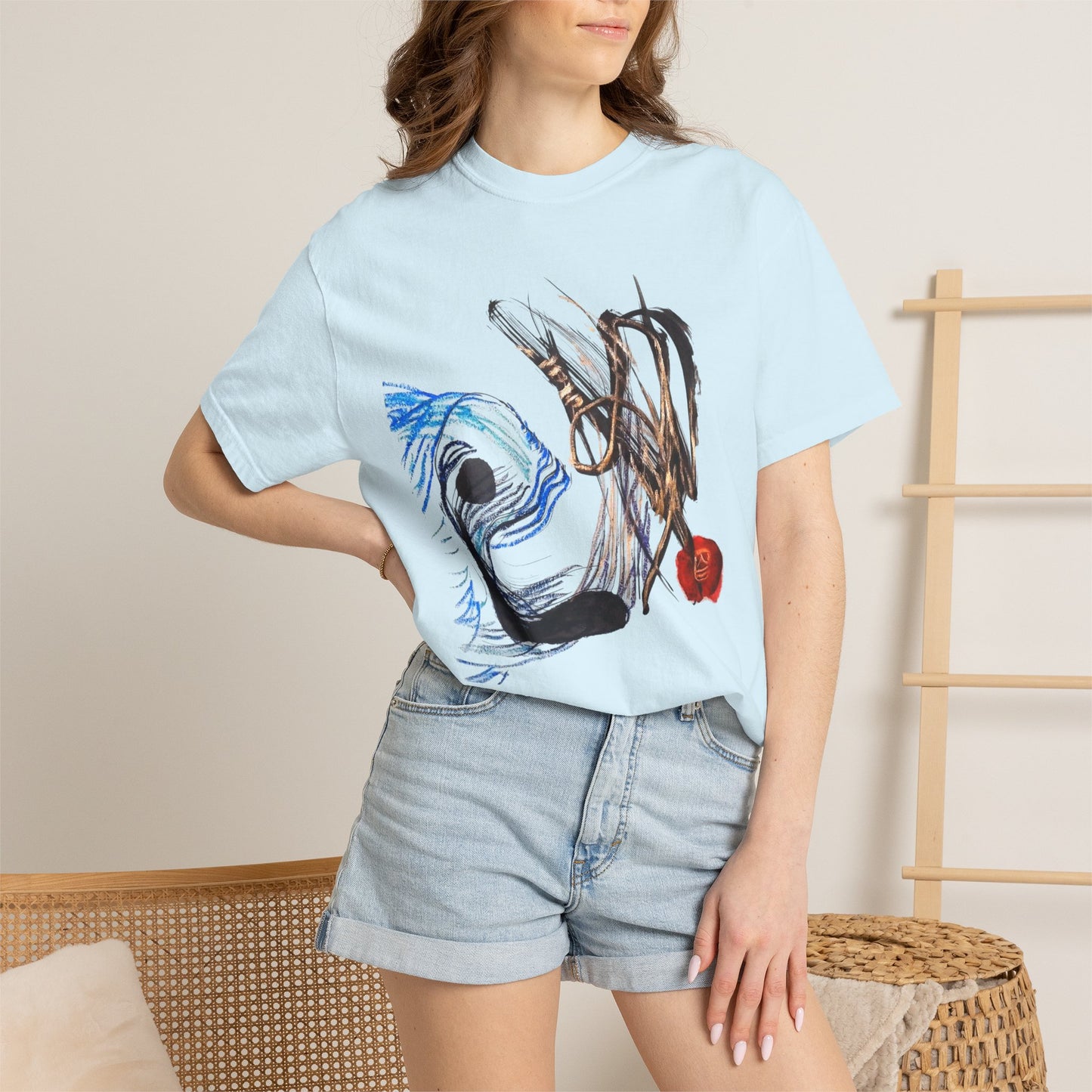 Abstract Fish T-Shirt — Artistic Fish Graphic Tee
