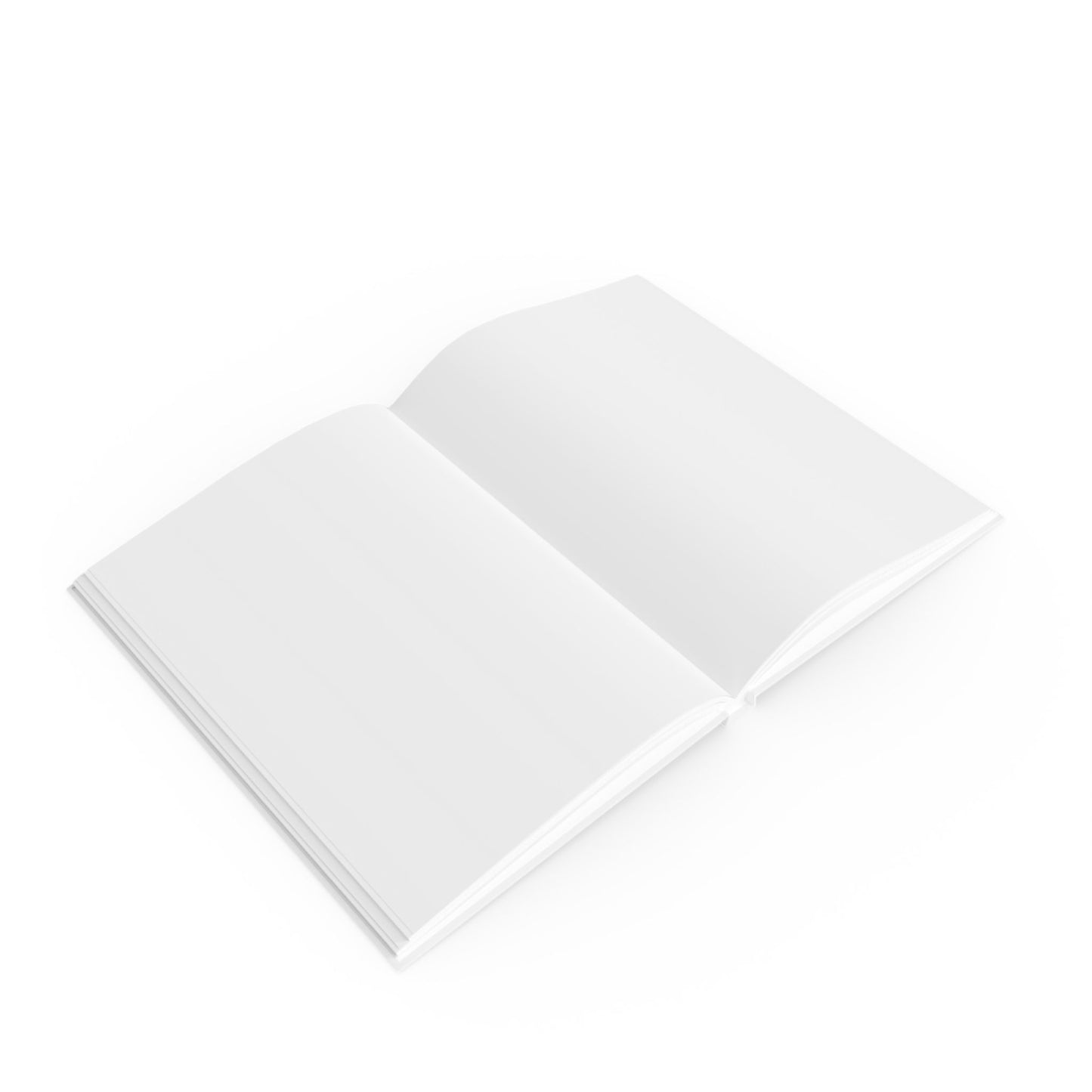 Koi Brushstroke Journal — Hardback Floral Fish Art Notebook
