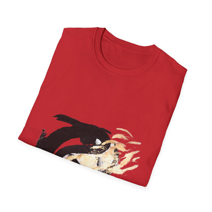 Orca Wave T-Shirt — Minimalist Koi & Killer Whale Graphic Tee