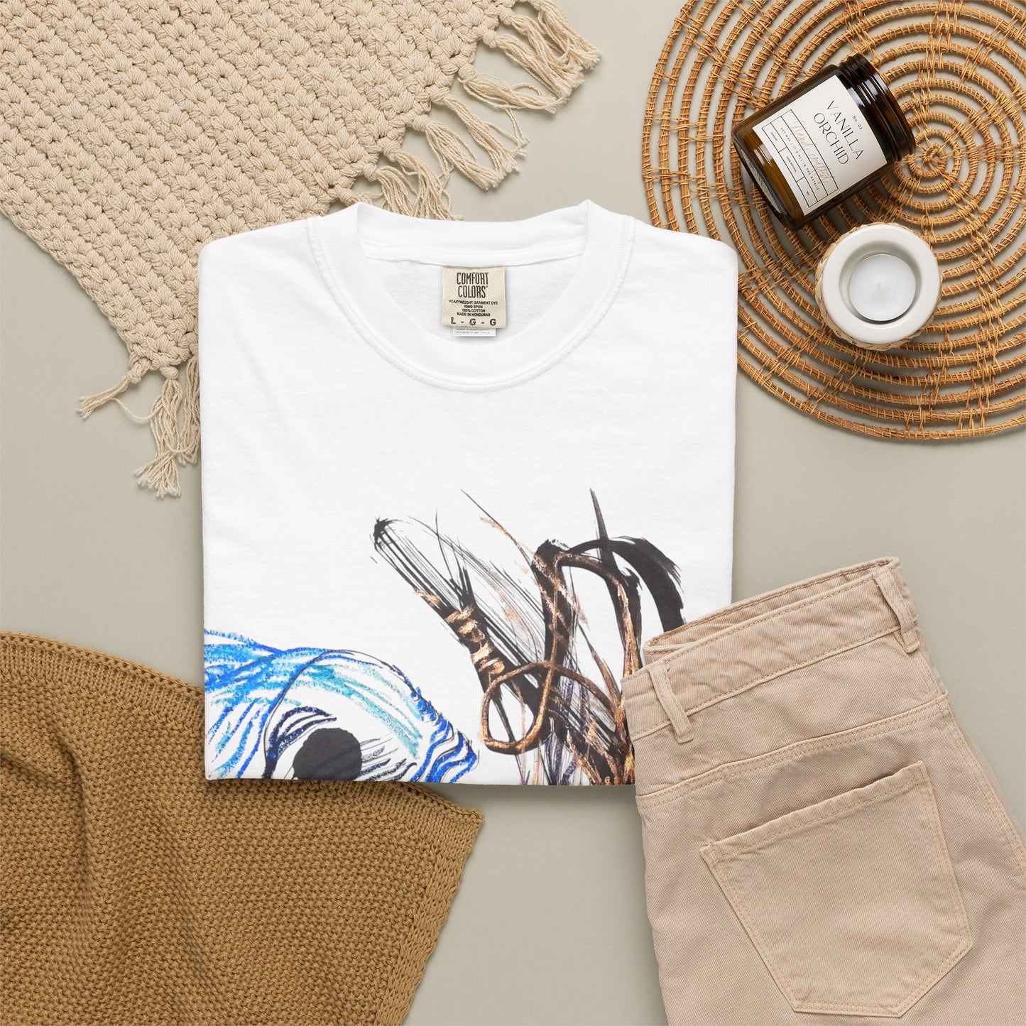 Abstract Fish T-Shirt — Artistic Fish Graphic Tee
