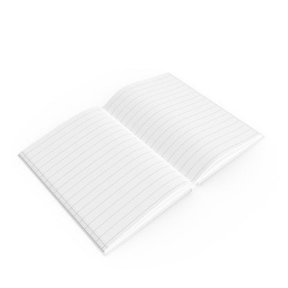 Koi Brushstroke Journal — Hardback Floral Fish Art Notebook