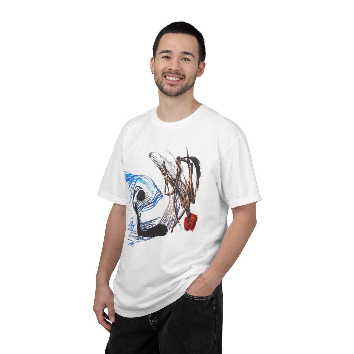 Abstract Fish T-Shirt — Artistic Fish Graphic Tee