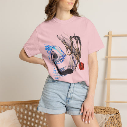 Abstract Fish T-Shirt — Artistic Fish Graphic Tee