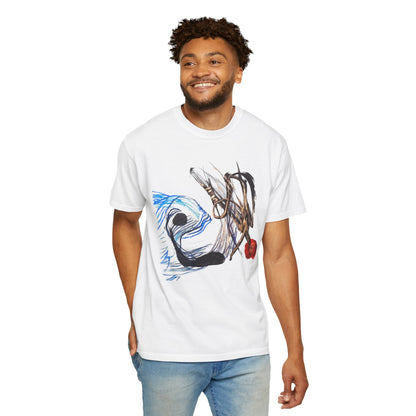 Abstract Fish T-Shirt — Artistic Fish Graphic Tee
