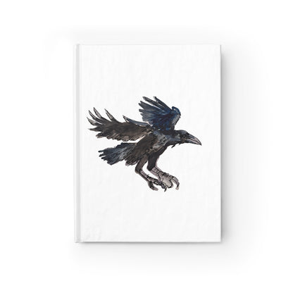 Raven Watercolor Journal – Blank Hardcover Notebook for Sketching & Notes