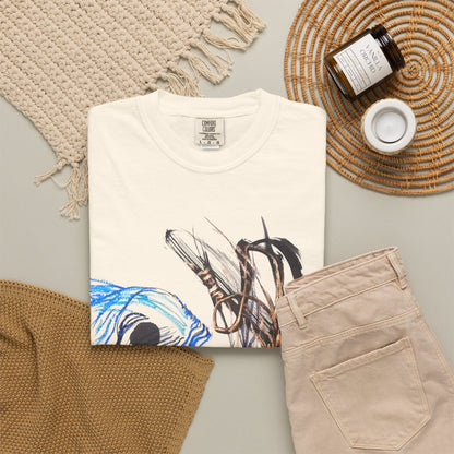 Abstract Fish T-Shirt — Artistic Fish Graphic Tee