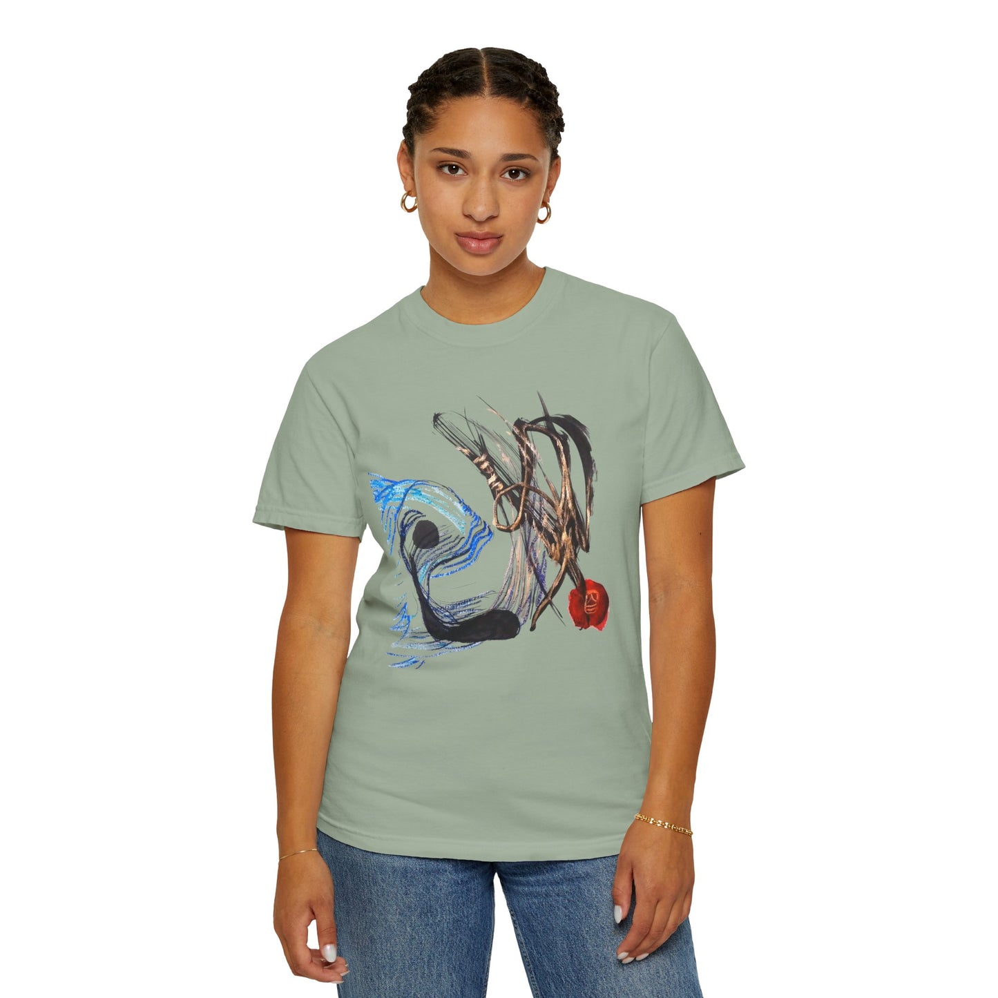 Abstract Fish T-Shirt — Artistic Fish Graphic Tee