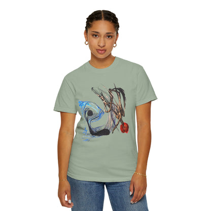 Abstract Fish T-Shirt — Artistic Fish Graphic Tee