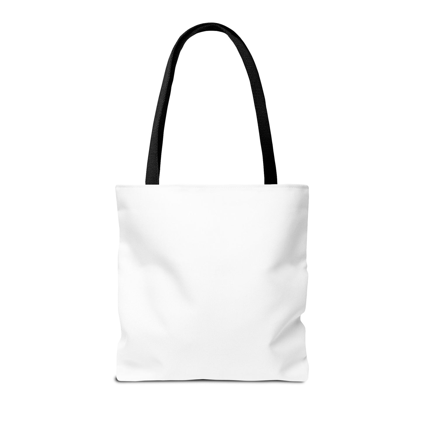 Abstract Art Tote Bag — Modern Brushstroke Design with Red Accent