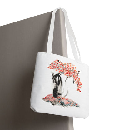 Cherry Blossom Tote Bag — Floral Sakura Art Printed Tote