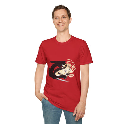 Orca Wave T-Shirt — Minimalist Koi & Killer Whale Graphic Tee