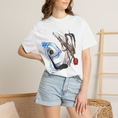 Abstract Fish T-Shirt — Artistic Fish Graphic Tee