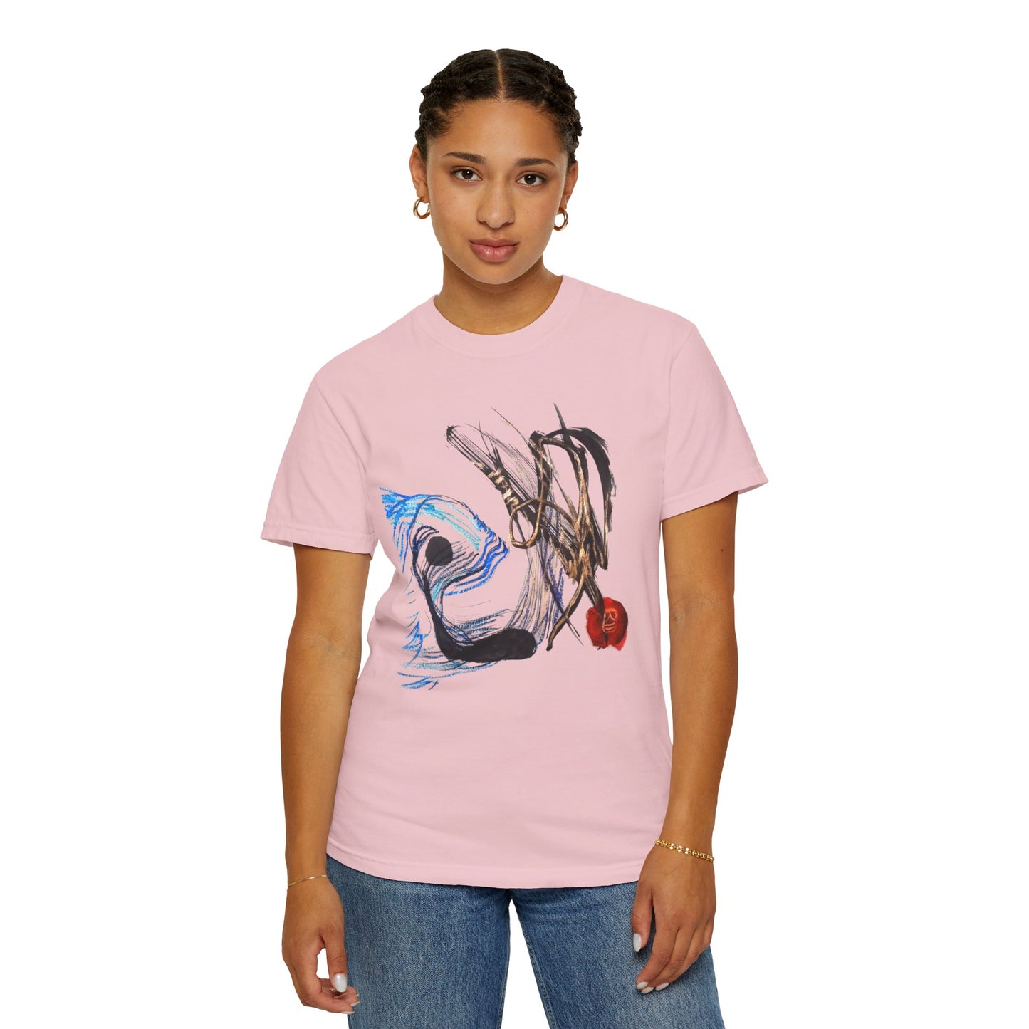 Abstract Fish T-Shirt — Artistic Fish Graphic Tee