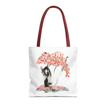 Cherry Blossom Tote Bag — Floral Sakura Art Printed Tote